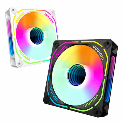 HJ-12 120Mm PWM PC Computer Case Fan 5V 3Pin Sync Argb Quiet Cooling Fans