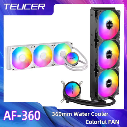 AF-S360 360Mm RGB All-In-One Liquid CPU Cooler | 4Pin PWM Smart Control Supports LGA 1700/115X/2011 & AMD AM4/AM5