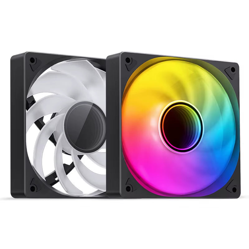 SL-120 ARGB 120mm RGB PC Case Fan - 5V 3PIN/4PIN PWM CPU Cooler for Ultimate Cooling and Aesthetic Upgrade