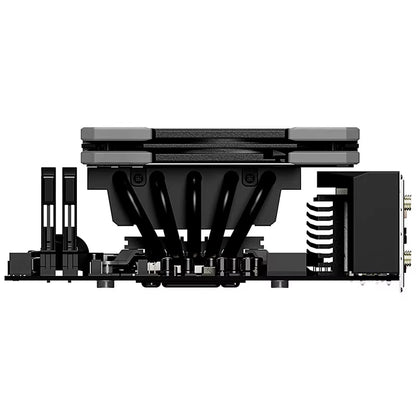 ID-COOLING IS-50X CPU Cooler 5 Heat Pipes 56Mm Height ITX Computer Air Cooling Radiator for LGA 1700 1200 AM4 AM5 115X