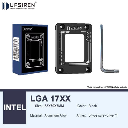 LGA1700-BCF/ AM5 BLACK CPU Bend Correction Fixed Buckle Anti-Bending Bracket Pressure Plate CPU Cooler Full Fit Fixer