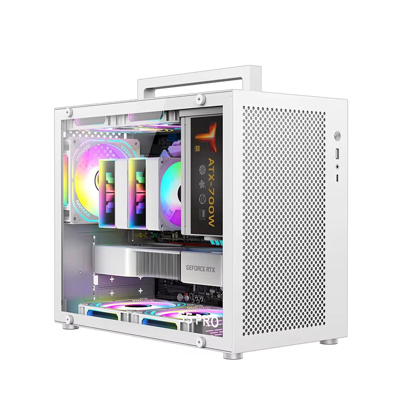 S5 PRO 20L Computer Case Gaming PC Chassis Support MATX/ITX SFX/ATX PSU 160Mm Tower /180 Watercooling Cooler