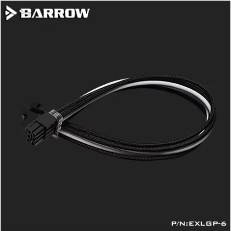 Barrow PC PSU Module Power Extension Cable 24Pin ATX GPU 6+2Pin CPU 4+4Pin 18AWG Black-White Black-Red