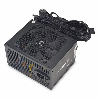 KIRIN750K Black Chassis Power Supply ATX-600W 700W 80 plus SILVER PSU Support ATX3.0 for Game Desktop (100-240V)