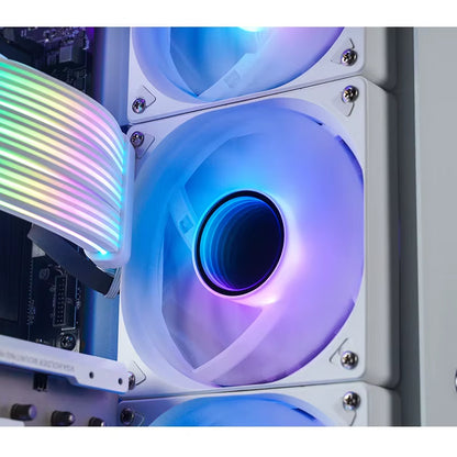 SL-120 ARGB 120mm RGB PC Case Fan - 5V 3PIN/4PIN PWM CPU Cooler for Ultimate Cooling and Aesthetic Upgrade