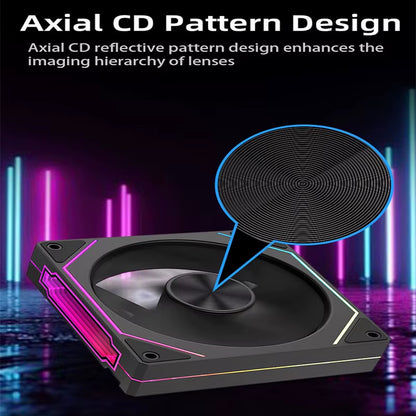 Prism 5 PRO 120Mm Fan Argb Pc Case Ventiladores 4PIN PWM 5V-3PIN Cpu Water Cooler PC Gamer Cooling Kit Fans Rgb Ventilador