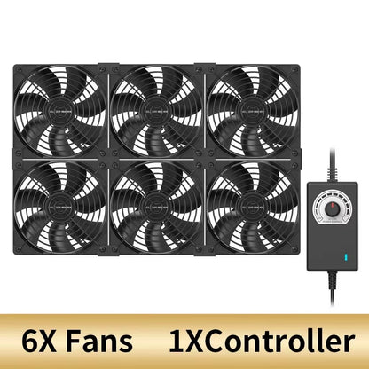 High Speed Large Air Volume Mining Machine Fan 120MM 3000RPM Mining Machine Workstation Cabinet Fan Server System Fan Kit