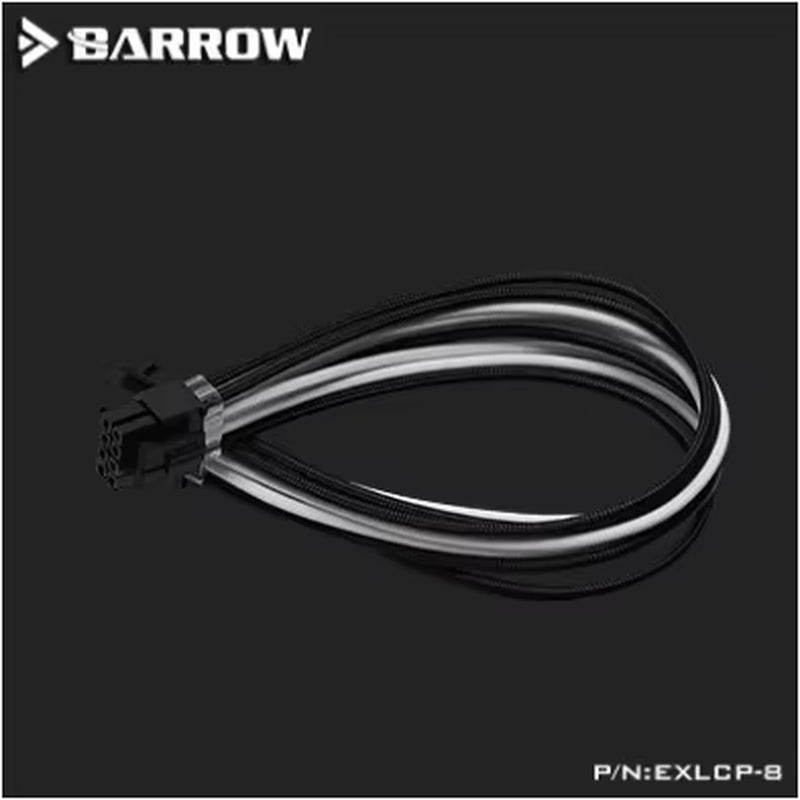 Barrow PC PSU Module Power Extension Cable 24Pin ATX GPU 6+2Pin CPU 4+4Pin 18AWG Black-White Black-Red