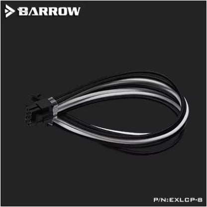Barrow PC PSU Module Power Extension Cable 24Pin ATX GPU 6+2Pin CPU 4+4Pin 18AWG Black-White Black-Red